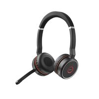 Evolve 75 Link 370 Stereo UC Evolve 75 UC Stereo, Headset, Head-band, Office/Call center, Black,Red, Binaural, Digital Headsets
