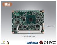 Intel® AtomT E3825 & Celeron® N2930 Pico-ITX SBC, DDR3L, 18/24-bit LVDS, VGA, DP/HDMI, 1 GbE Motherboards