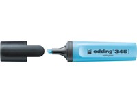 edding 345 Markeerstift, Beitelvormige Punt, 2 - 5 mm, Blauw (doos 10 stuks)