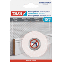 Montageband für Tapeten und Putz 1,5mx19mm (10kg/m) weiß