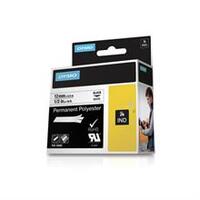 IND - Polyester - permanent adhesive - black on white - Roll (1.2 cm x 5 m) 1 cassette(s) label tape - for Rhino 4200, 4200 Kit, 5200, 5200 Hard Case Kit; RhinoPRO 6000; DYMO La...