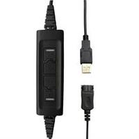 Headset Bottom Cord QD To USB For Lync