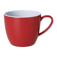 Kristallon Gala Colour Rim Melamine Mug Red 285ml 285ml / 10oz x 6