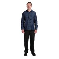 Chef Works Urban Detroit Long Sleeve Denim Shirt in Blue XL 48"-50" / 122-127cm