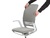 Bürostuhl, Drehstuhl, Sedus se:motion, lichtgrau/weiß, mit Armlehnen, Sitz- u. Rückenpolster in lichtgrau