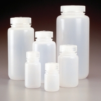 Weithalsflaschen Nalgene™ Economy HDPE mit Schraubverschluss PP | Nennvolumen: 125 ml