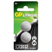 GP 3V CR Lithium elem CR-2032 (2db/csomag) (GPCR2032-BL2)