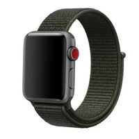 Mybandz Apple Watch 42/44mm szövet óraszíj khaki (APW422801)