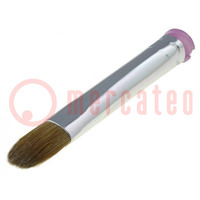 Needle: brush tip; Size: 16; conical; with soft brush