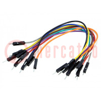 Connection cable; PIN: 1; 10pcs; 150mm