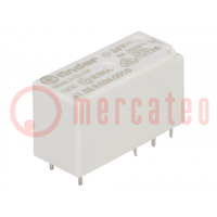 Relay: electromagnetic; DPDT; Ucoil: 24VDC; 15A; 8A/250VAC; 41.52