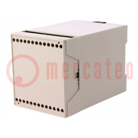 Enclosure: for DIN rail mounting; Y: 109mm; X: 70mm; Z: 75mm; ABS
