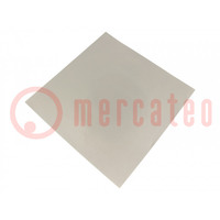 Shielding mat; 240x240x0.05mm; Permeability: 100; self-adhesive