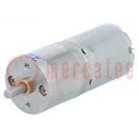 Motor: DC; with gearbox; LP; 12VDC; 1.1A; Shaft: D spring; 23rpm