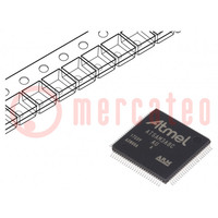 IC: mikrokontroller ARM; LQFP100; 1,8÷3,3VDC; Kül.megsz: 63; 1Msps