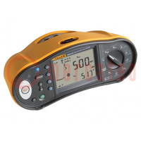 Meter: appliance meter; LCD; Earthing R range: 100mΩ÷200Ω,2kΩ