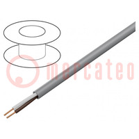 Wire: control cable; chainflex® CF130.UL; 2x0.5mm2; PVC; grey
