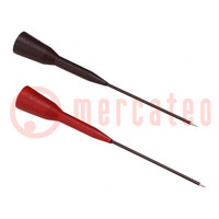Protection cap for test probe; 3A; red and black; 300VDC; 2pcs.