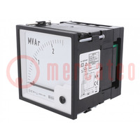 Meter: power; analogue,mounting; on panel; 4000/5A; 400V; 50÷60Hz