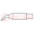 Tip; bent conical; 0.6mm; longlife; for soldering iron; JBC-AP-A