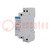 Relay: installation; monostable; NO x2; Ucoil: 48VDC; 20A; -40÷40°C
