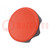 Knob; Ø: 56mm; Ext.thread: M8; 20mm; technopolymer PA; Cap: red