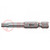 Screwdriver bit; Hex Plus key; HEX 1/4"; Overall len: 89mm