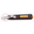 Stripping tool; Øcable: 4÷28mm; Wire: round; Tool length: 185mm