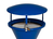 Modellbeispiel: Dach für Standascher -Cubo Tabor- in enzianblau (Art. 16185) (Ascher nicht im Lieferumfang enthalten)