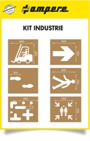 Schablonensets, Industrie bzw. industrielle Bodenmarkierung | OA0987