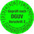 Prüfplakette, Geprüft nach DGUV Vorschrift 3, 1000 Stk/Rolle, 2,0 cm Version: 2024 - Prüfjahre: 2024-2029, leuchtgrün/schwarz