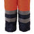 Warnschutzbekleidung Latzhose Winter, orange-marine, Gr. S - XXXXL Version: L - Größe L