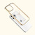 Silikonhülle mit Swarovski-Kristallen Kingxbar Wish Series für iPhone 14 Pro – Gold