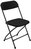 Krzesło składane Nowy Styl Polyfold K02, czarny
