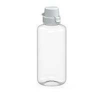 Artikelbild Trinkflasche "School", 1,0 l, transparent/weiß
