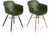Sitzschale Emeo mit Armlehne; 58x50x40.5 cm (BxTxH); oliv; 2 Stk/Pck