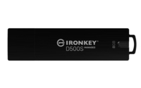 Kingston Technology IronKey D500S USB flash meghajtó 8 GB USB A típus 3.2 Gen 1 (3.1 Gen 1) Fekete