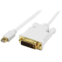 StarTech.com Câble Adaptateur Mini DisplayPort vers DVI-D Actif 91 cm - 1920 x 1200 - Blanc