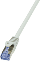 LogiLink Cat6a S/FTP, 0.5m kabel sieciowy Szary 0,5 m S/FTP (S-STP)
