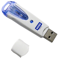 HID Identity OMNIKEY 6121 lecteur de cartes à puce USB 2.0 Bleu, Gris