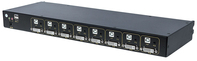 Intellinet Modularer 8-Port KVM-Switch mit DVI-Schnittstelle, Zur Verwendung mit Rackmount LCD-Konsole 508117