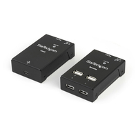 StarTech.com 4-Port USB 2.0 Extender - 40m USB Over Cat5/Cat6 Verlenger - Compacte USB 2.0 Over Ethernet Extender