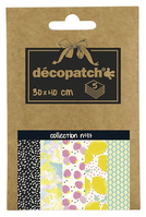 Décopatch DP017O creatief papier Kunstpapier 5 vel