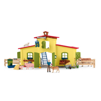 schleich FARM WORLD Grote stal, geel - 42605