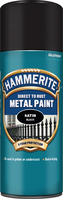 Hammerite Direct To Rust Metal Paint Aerosol Satin Finish 0.4 L