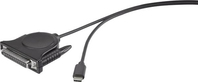 Renkforce RF-3385682 cable paralelo 1,8 m Negro