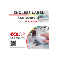 Colop 155362 étiquette à imprimer Transparent Imprimante d'étiquette adhésive
