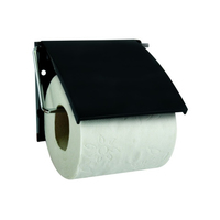 MSV 141901 soporte para papel de baño Montado en pared Negro, Cromo