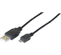 CUC Exertis Connect 149692 USB Kabel 2 m USB 2.0 USB A Micro-USB B Schwarz