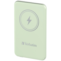 Verbatim Charge 'n' Go Magnetic Wireless Power Bank 5000mAh Green